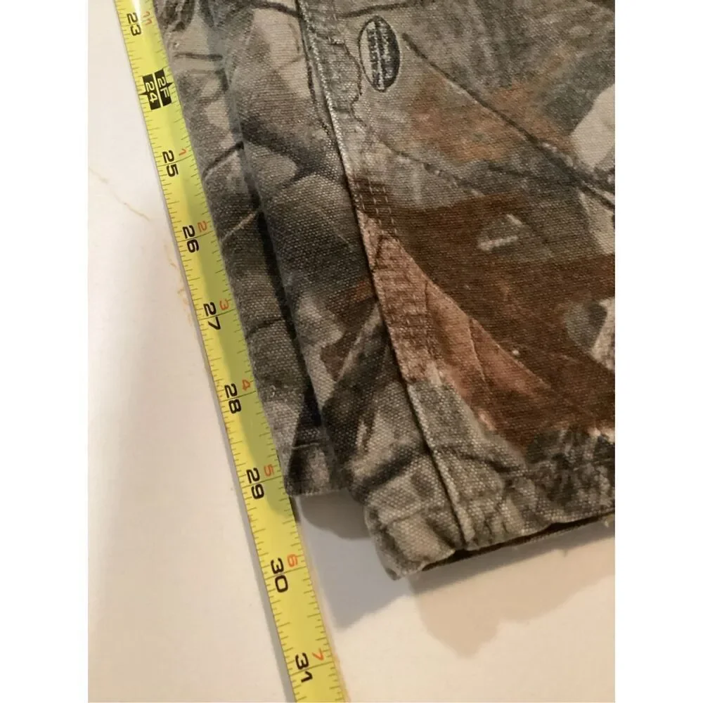 Carhartt X Realtree B158 Camo Dungaree Carpenter Pants Sz 40x30 Vintage